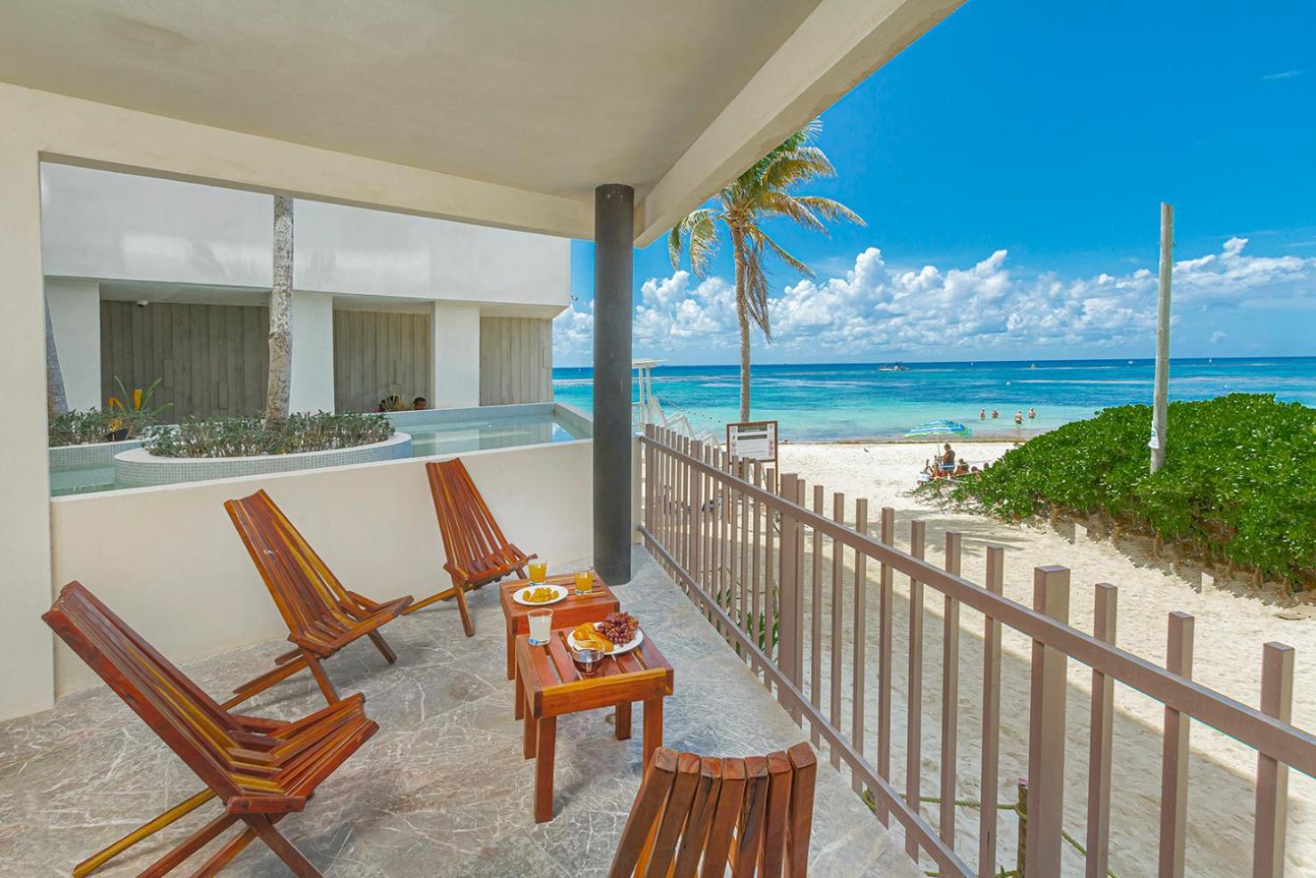 It Beach 302 Y 003 Primera Linea De Playa Beach Плая-дель-Кармен Экстерьер фото
